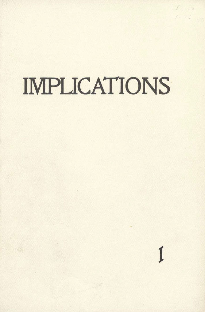 Implications 1 1975 Libcom Org Implications 1 1975 Libcom Org
