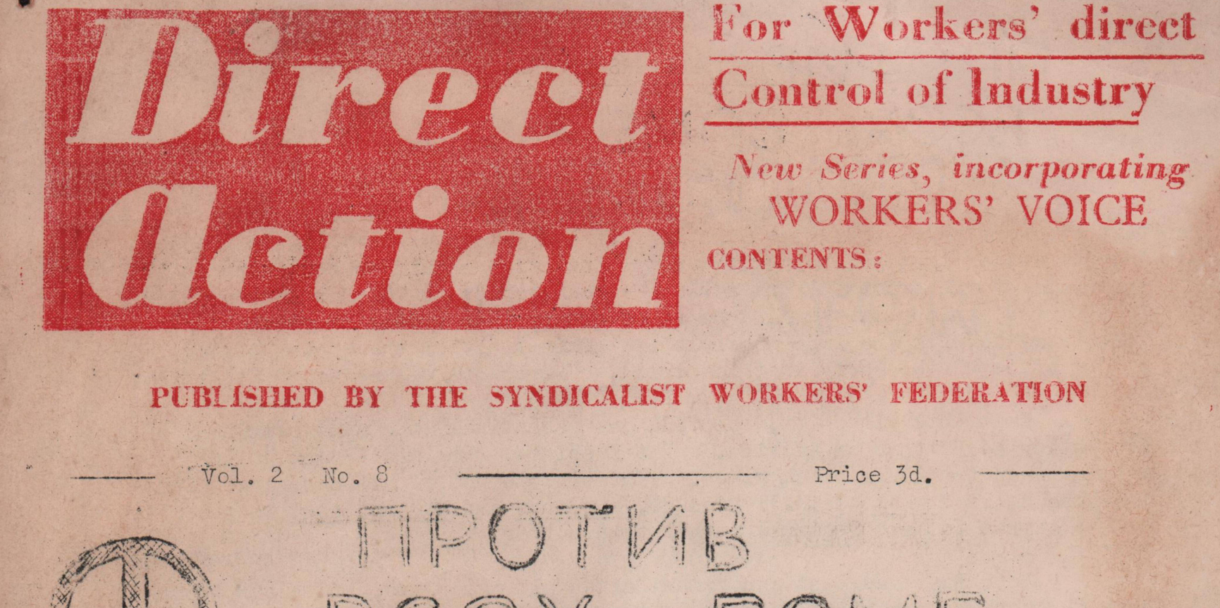 Direct Action (SWF): Vol 2 #08 August 1962 | libcom.org