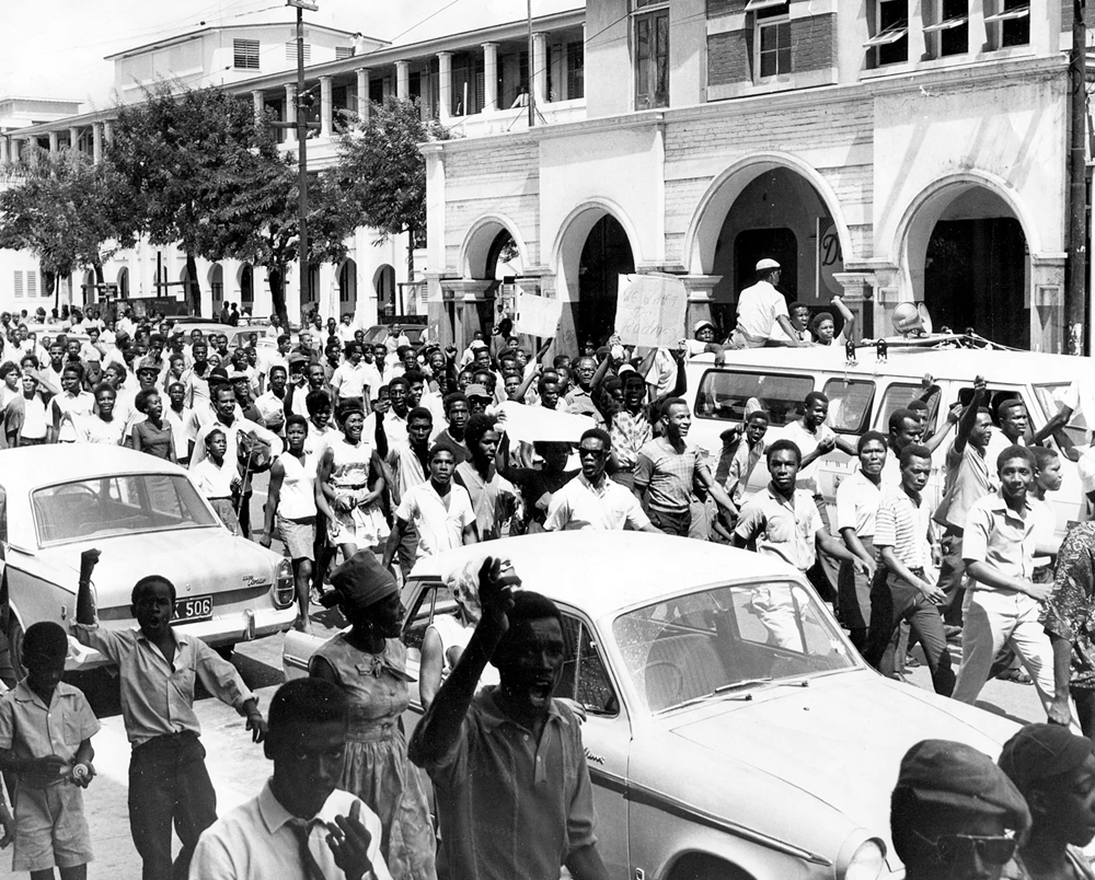 Kingston during the Walter Rodney Riots, October, 1968