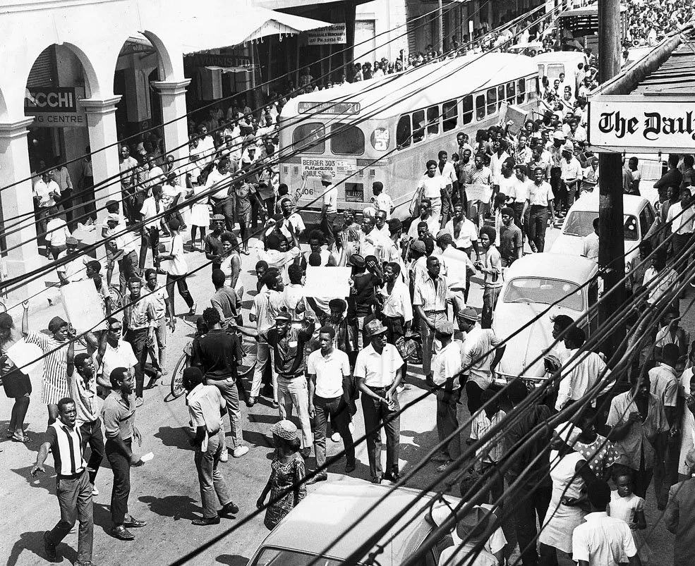 Kingston during the Walter Rodney Riots, October, 1968