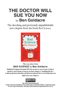 Ben Goldacre 'Steal This Chapter' | libcom.org