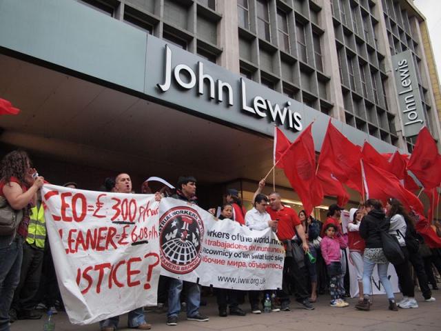 IWW cleaners at John Lewis to ballot for industrial action | libcom.org