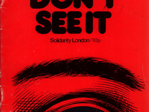 Solidarity As We Don't See It cover