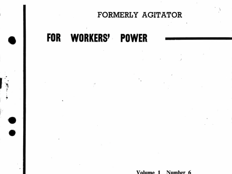 Solidarity formerly Agitator cover