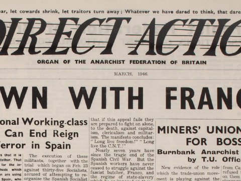 Direct Action (AFB) Vol 1 #02 Oct 1946 cov