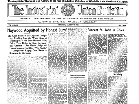 Industrial Union Bulletin (August 3, 1907)