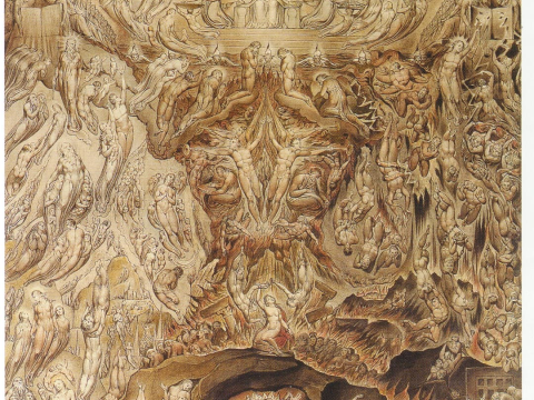The Vision of the Last Judgement by William Blake, painted in 1808