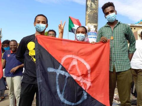 A picture of anarchists in Sudan