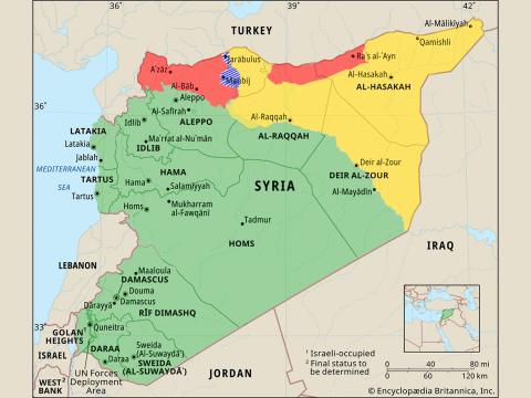 Kurdish Arean In Syria