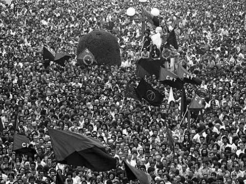 1977 CNT rally in Barcelona