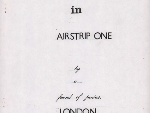 the class struggles in Airstrip One cover