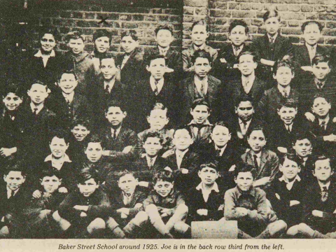 Joe Jacobs school photo 1925