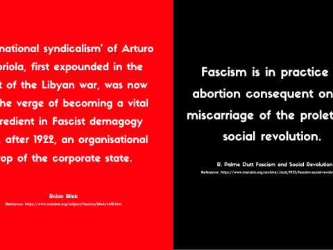 National Syndicalism Proto-fascism