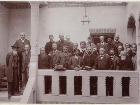 Cornelis G. Leenheer, Internationaal Socialistisch Congres, August 1904. Stadsarchief Amsterdam, OSIM00008005484.