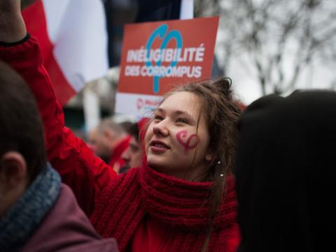Picture of an LFI supporter.