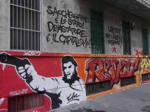 "The looter is the state, the destroyer is capitalism!"