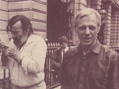 Peace activists Pat Pottle and Michael Randle outside the Old Bailey, where they were both acquitted on 26 June 1991 Peace activists Pat Pottle and Michael Randle outside the Old Bailey