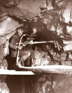 American miner in 1890 American miner in 1890