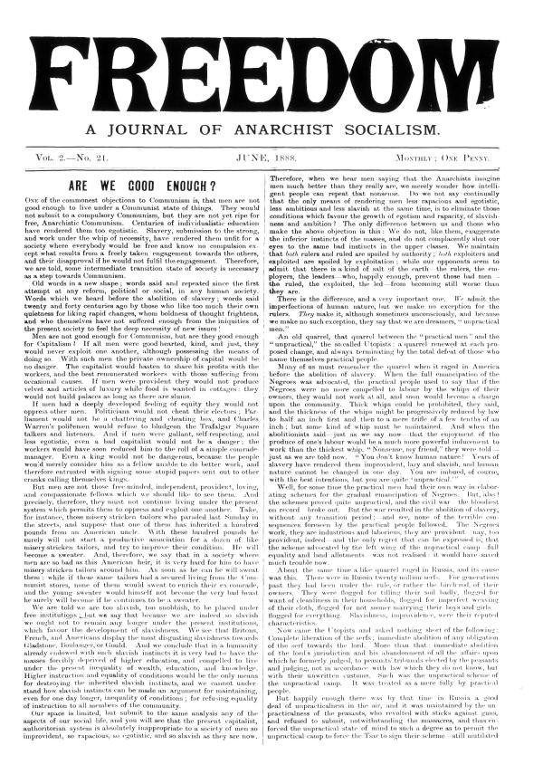Freedom vol 2. no 21 (June 1888) | libcom.org