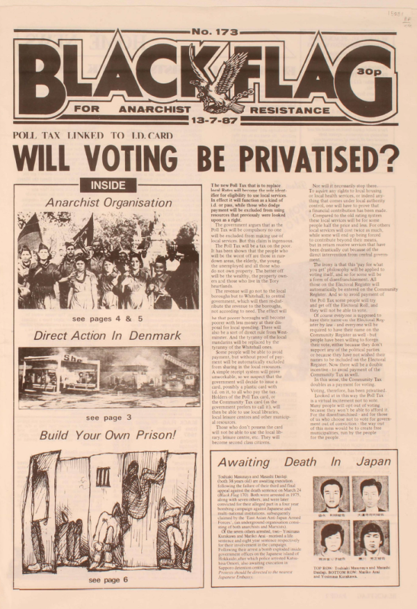 "Poll Tax linked to ID Card: Will Voting Be Privatised?"