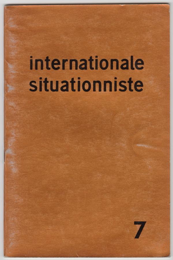 Cover of Internationale Situationiste #7