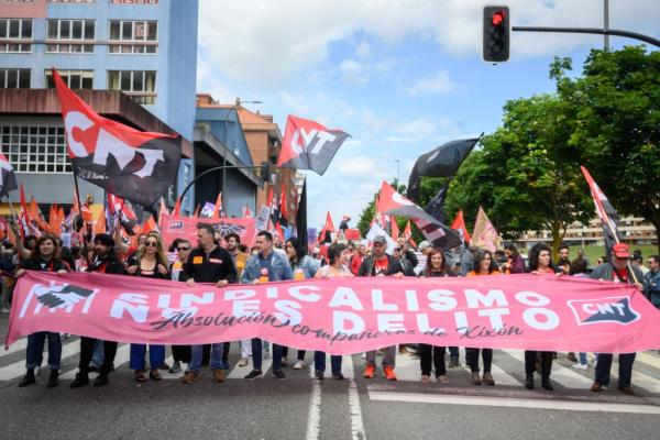 Demonstration in Gijon (Asturias), june 2024. 