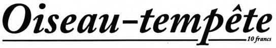 Oiseau-tempête: revue de critique sociale