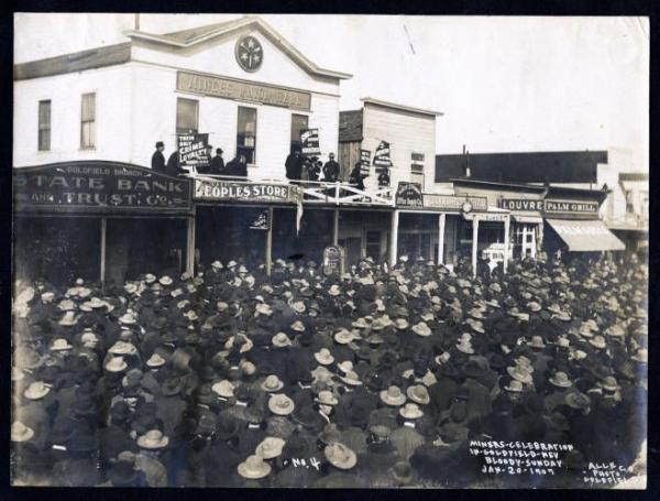 Vincent St. John speaking at IWW WFM Hall (1907)