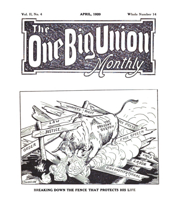 The One Big Union Monthly (April 1920)