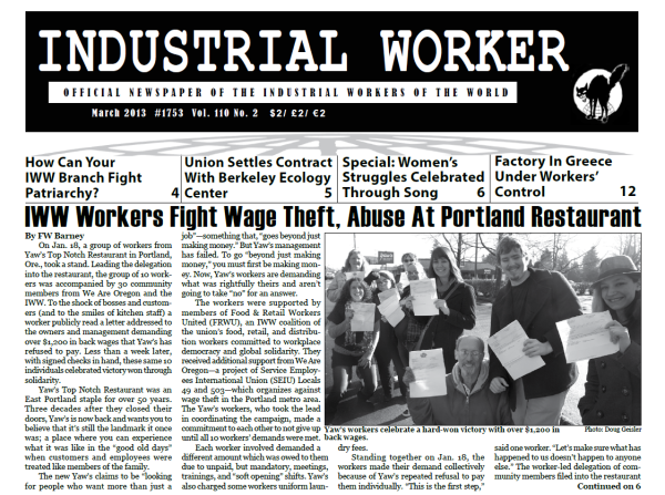 Industrial Worker (March 2013)