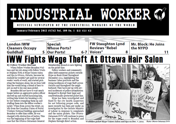 Industrial Worker (January/February 2012)