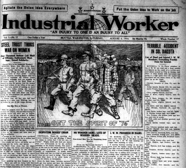 Industrial Worker (August 5, 1916)