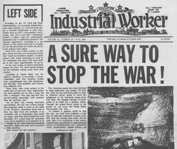 Industrial Worker (October 1970)