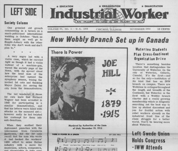 Industrial Worker (November 1968)