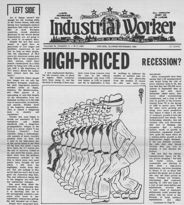 Industrial Worker (November 1969)