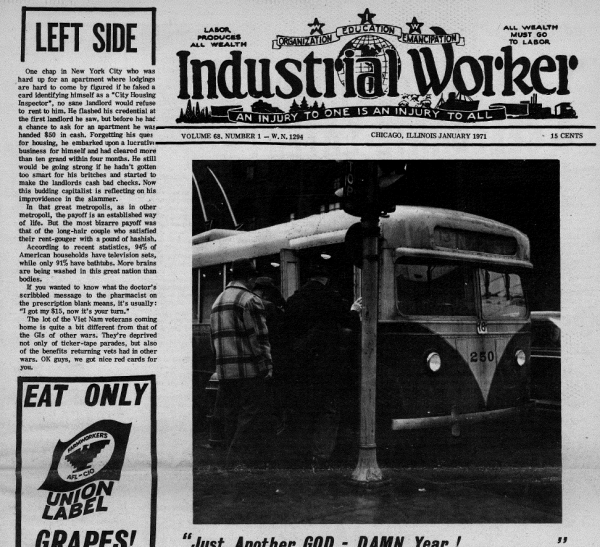Industrial Worker (January 1971)