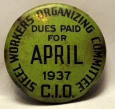 CIO dues pin