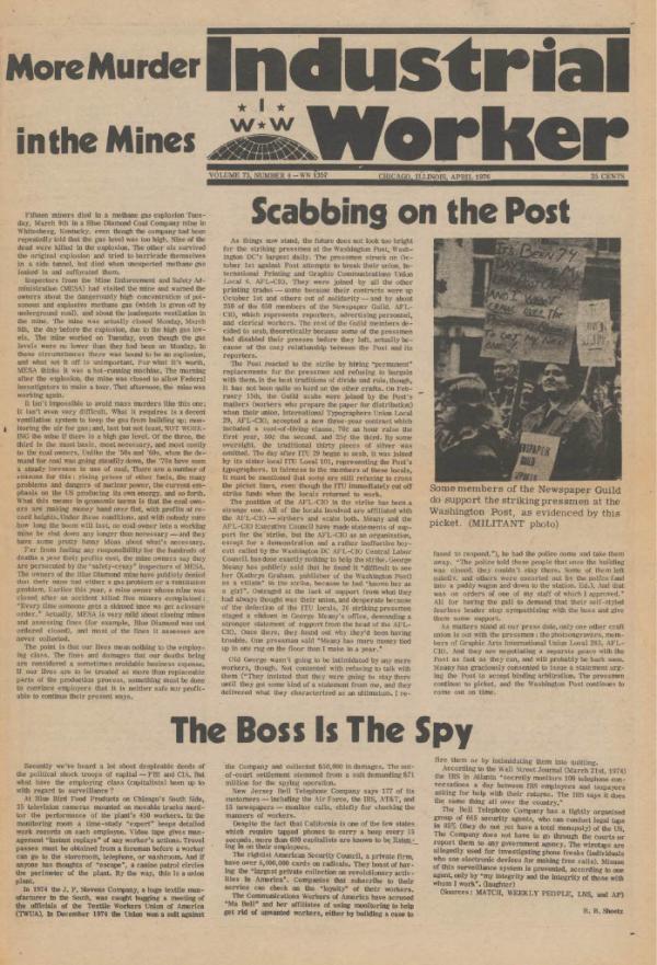 Industrial Worker (April 1976)