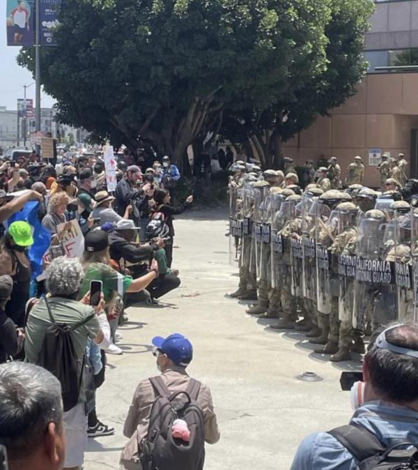 Los Angeles anti-immigration raid protests