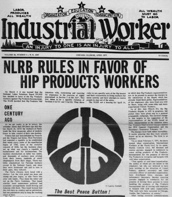 Industrial Worker (April 1971)