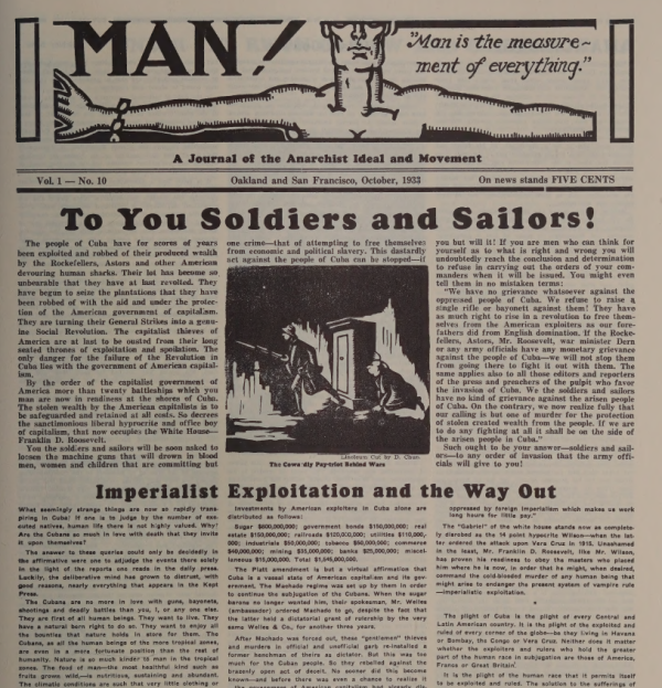Man Vol 01 No 10 (October 1933)
