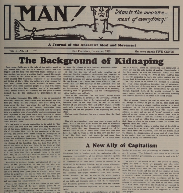 Man Vol 01 No 12 (December 1933)