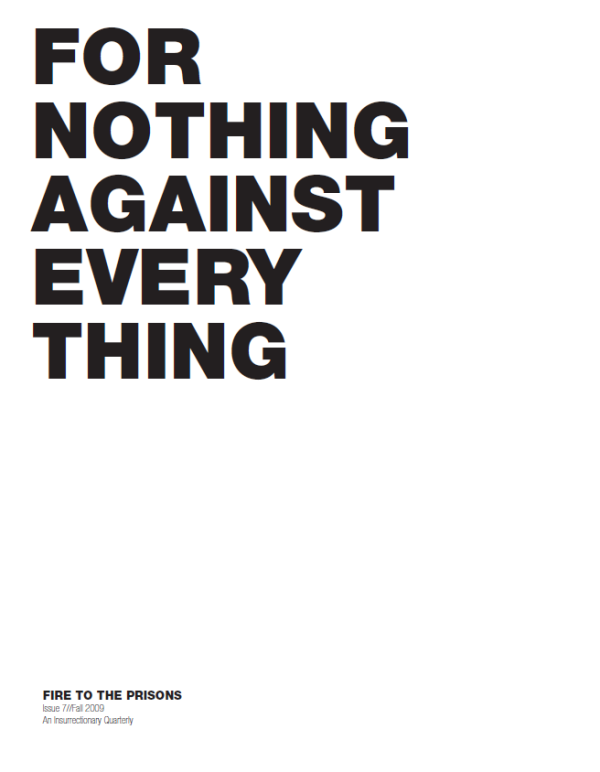 Fire to the prisons #7 (Fall 2009)