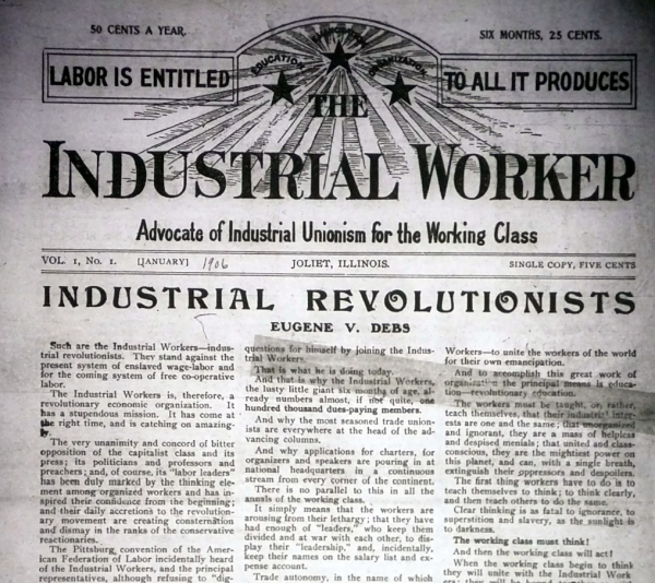 Industrial Worker Vol 01 No 01 (January 1906)