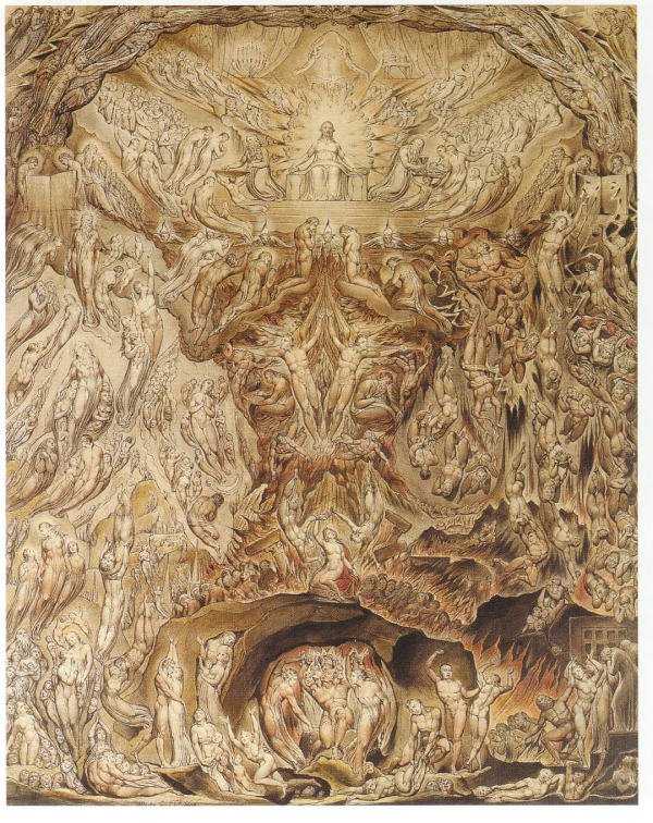 The Vision of the Last Judgement by William Blake, painted in 1808