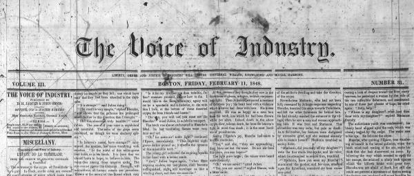 Voice of Industry - Vol 3 No 31 - 11 February 1848 cover.jpg
