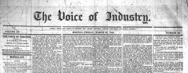 Voice of Industry - Vol 3 No 38 - 31 March 1848 cover.jpg