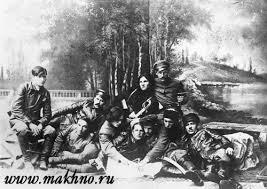 Makhnovists, Lyuty sitting on far left
