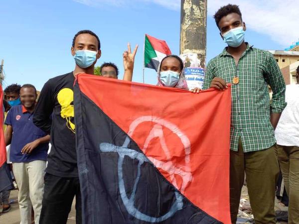 A picture of anarchists in Sudan