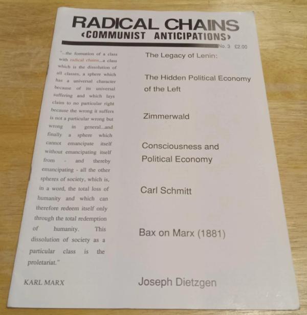 Radical chains 3 cover